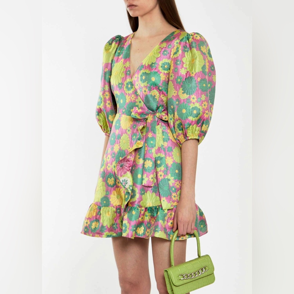 Floral Puff Sleeve Dress